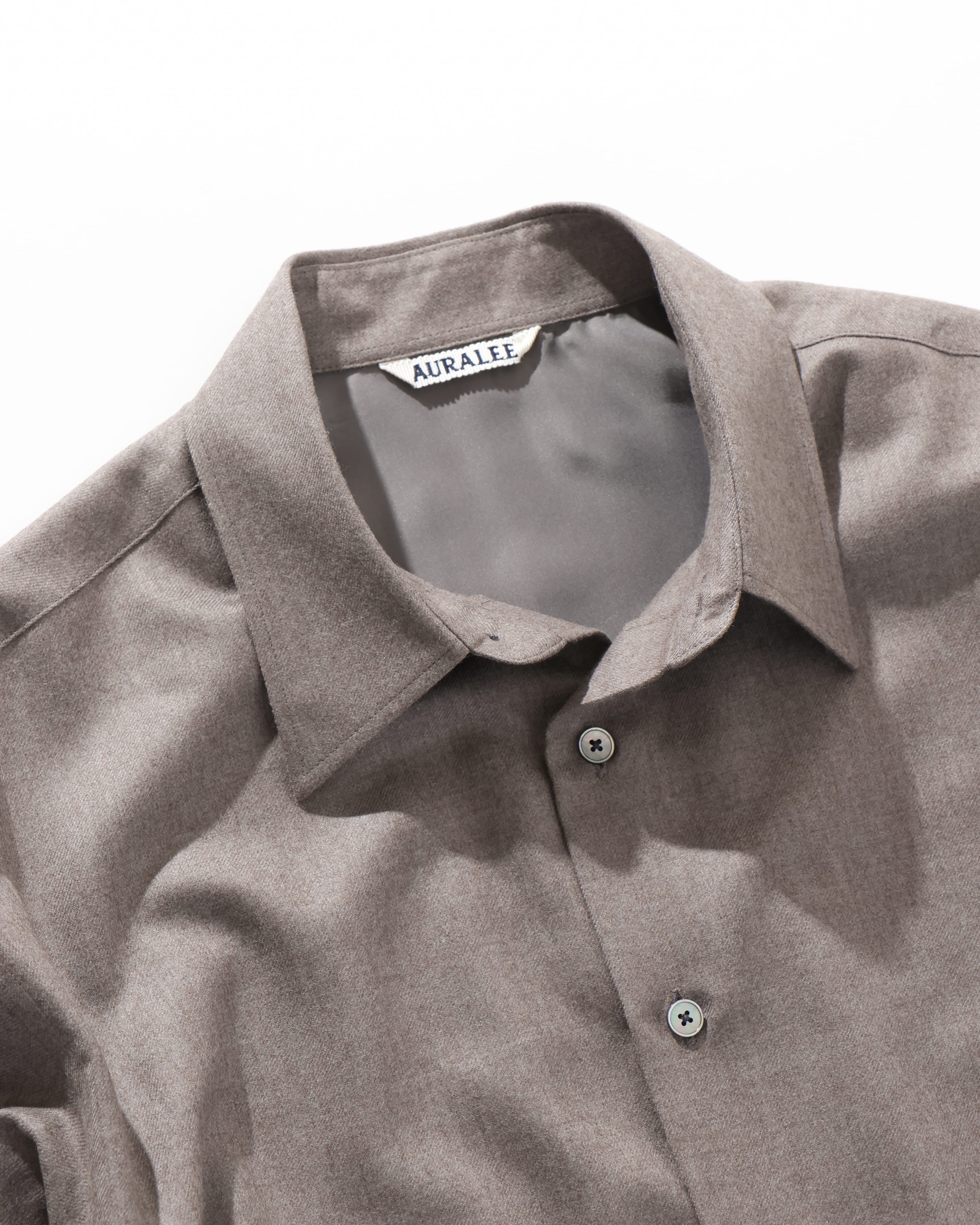 SUPER LIGHT WOOL SHIRT TOP BROWN – TIME AFTER TIME SUPER LIGHT WOOL SHIRT TOP BROWN – TIME AFTER TIME