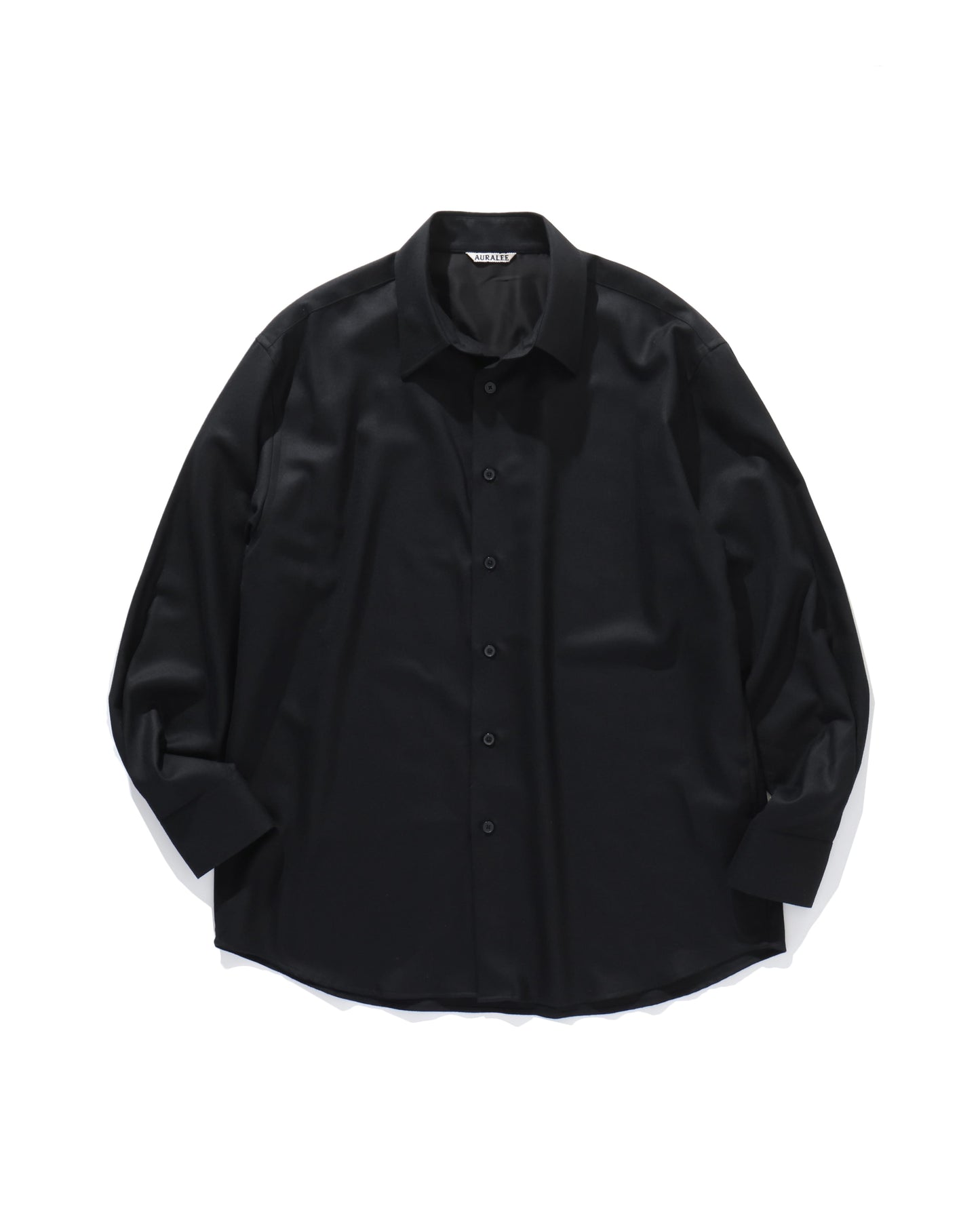 SUPER LIGHT WOOL SHIRT BLACK