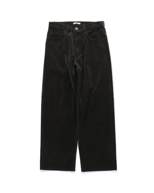 FINX CORDUROY PANTS DARK BROWN