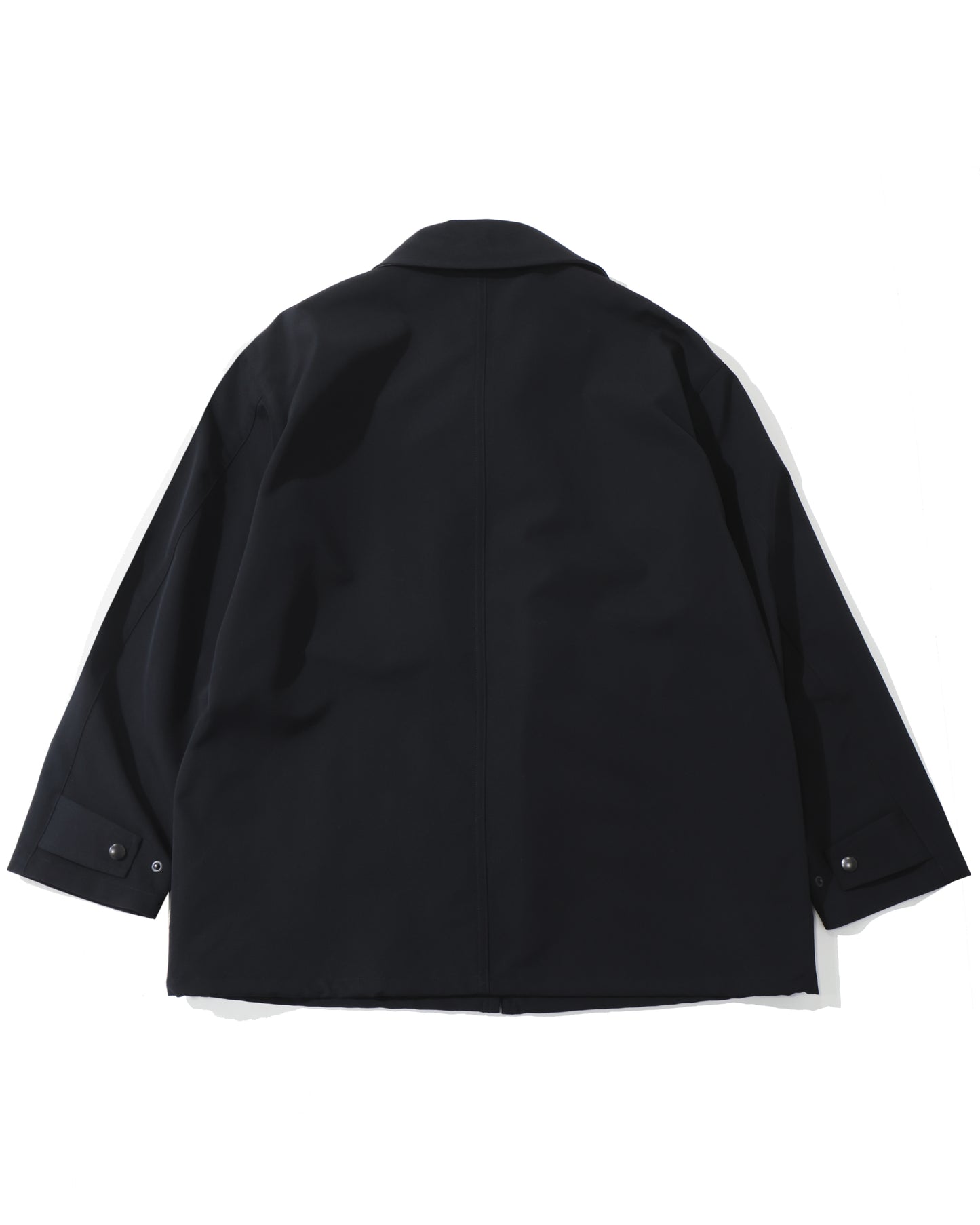 WOOL MAX CANVAS BLOUSON BLACK