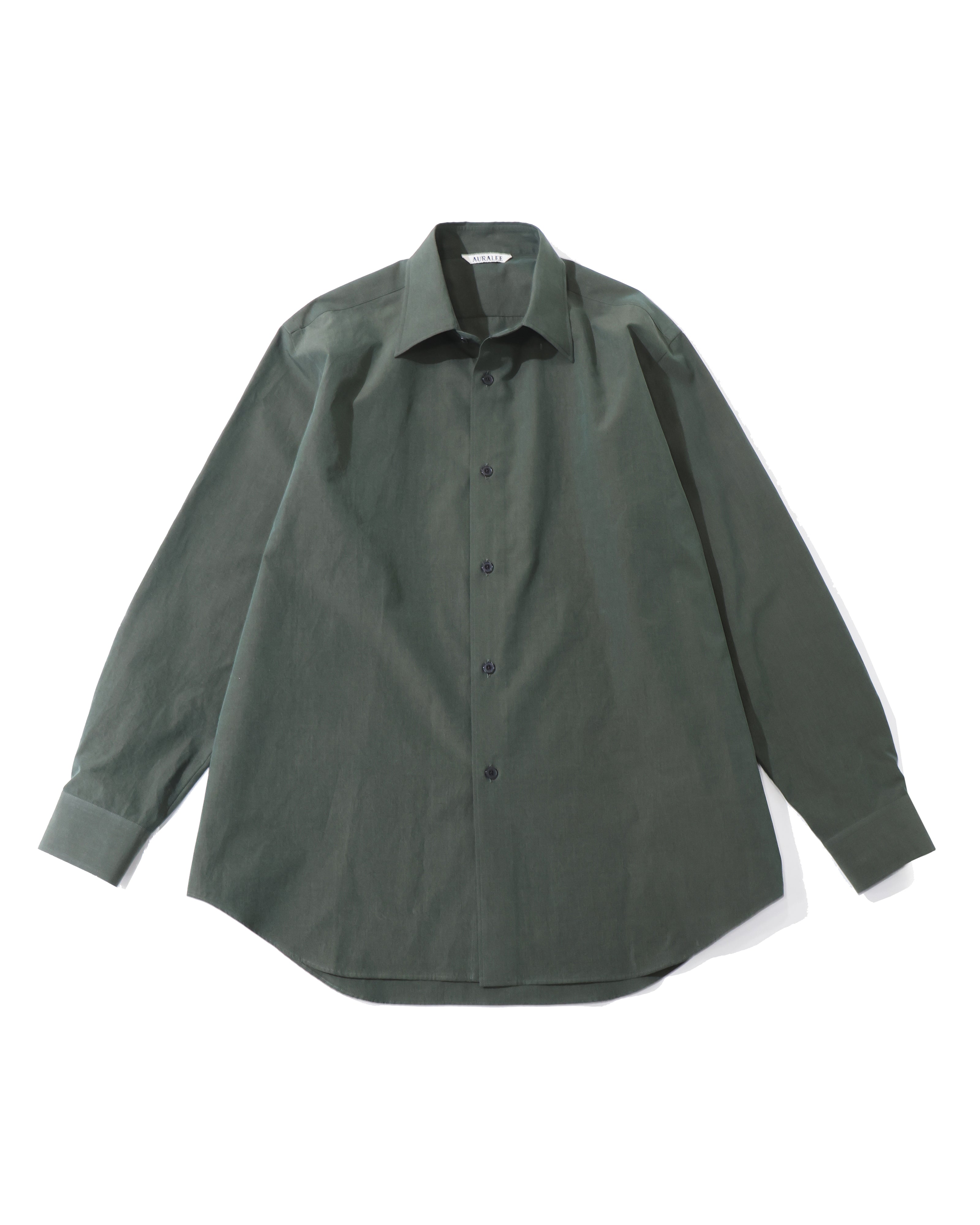 WASHED FINX WEATHER CHAMBRAY SHIRT DARK OLIVE – TIME AFTER TIME