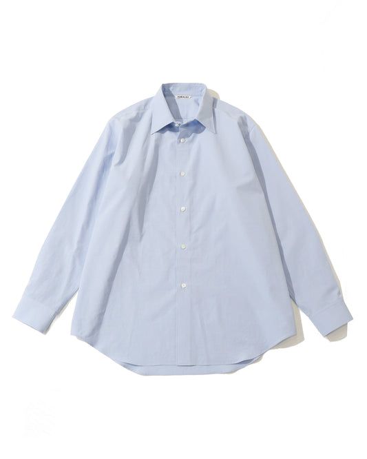WASHED FINX WEATHER CHAMBRAY SHIRT LIGHT BLUE