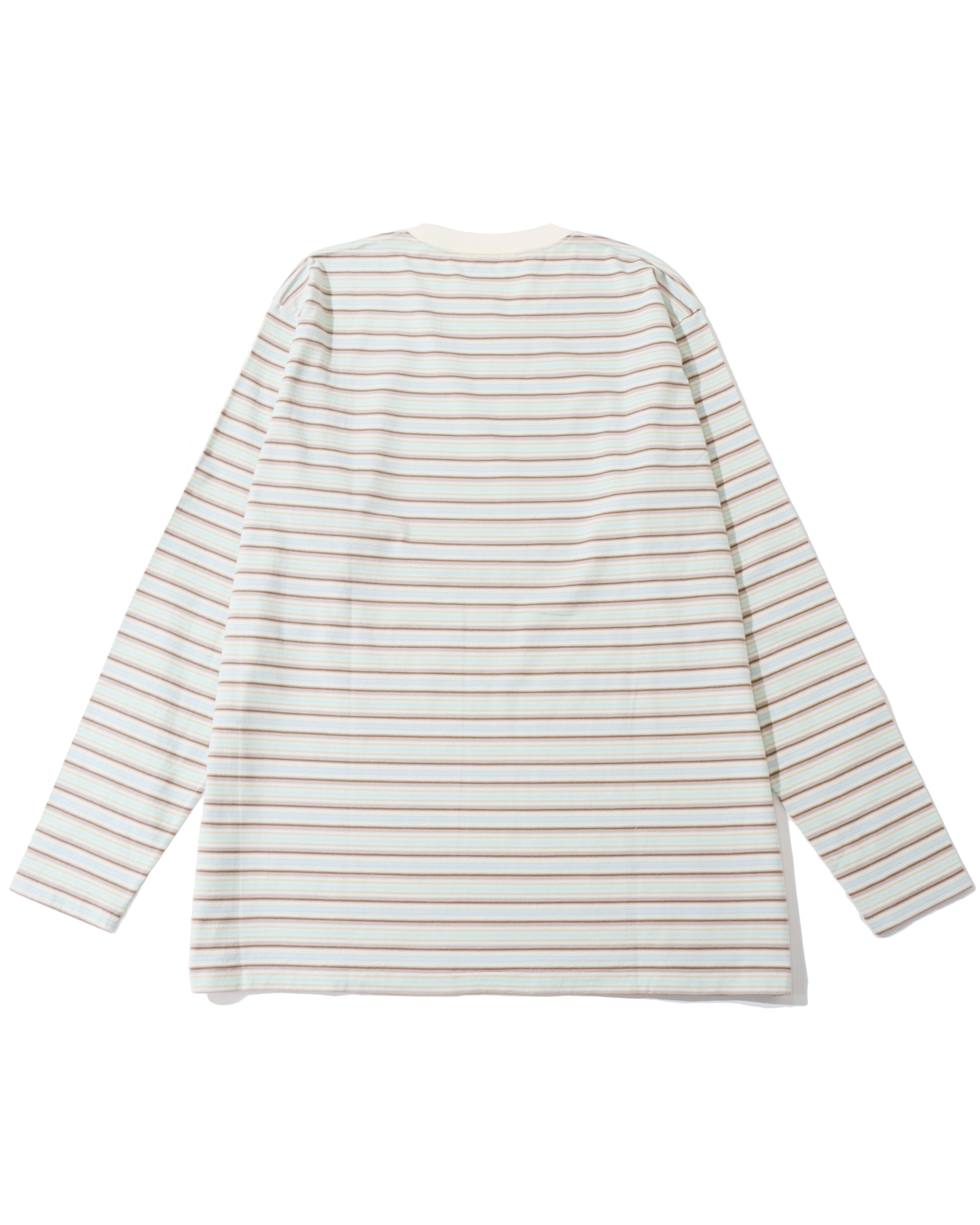 GRADIENT STRIPE JERSEY L/S TEE FADE MINT STRIPE – TIME AFTER TIME
