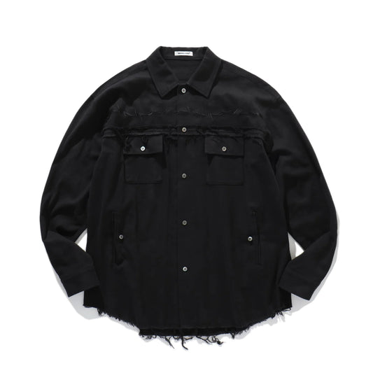 Co/W TWILL WIRE EMBRIDERY SHIRT