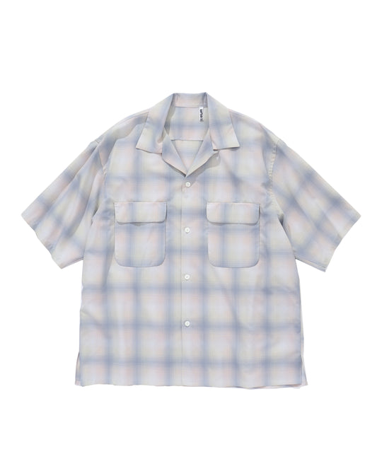 Open Collared SS Shirt PALE OMBRE