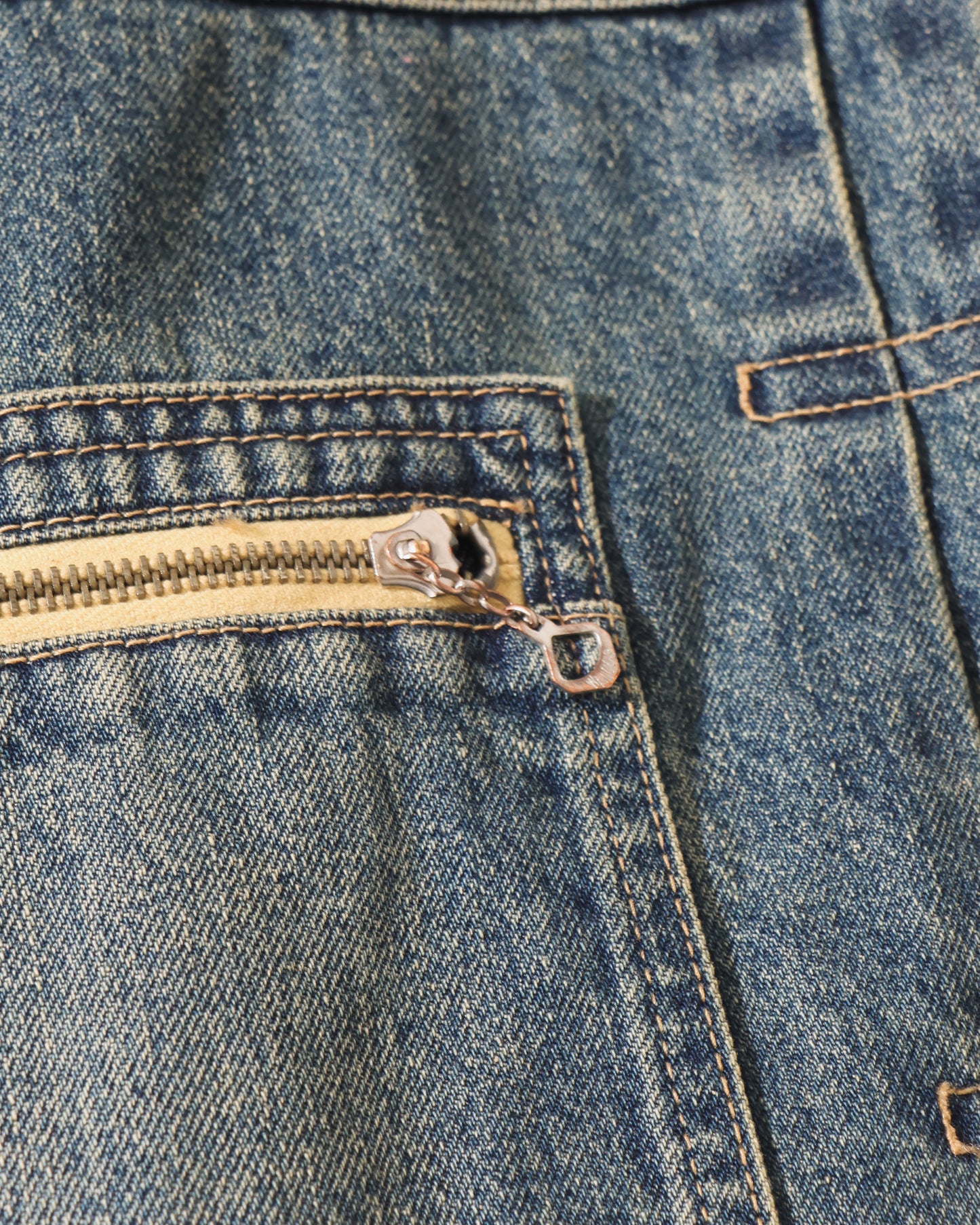Vintage Wash Big Sleeve Denim Jacket