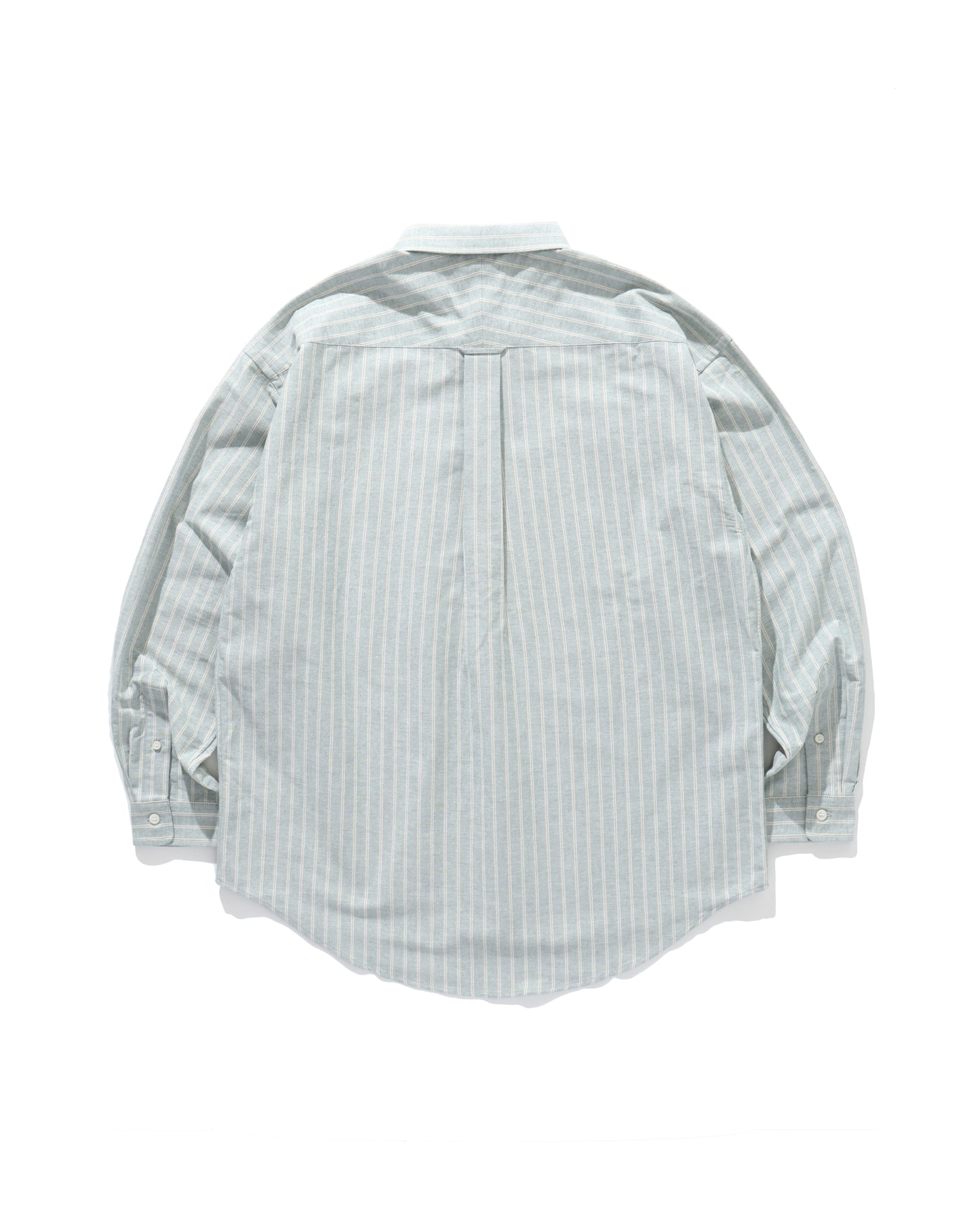 KENNEDY'S OXFORD LS STRIPE SHIRT GREEN