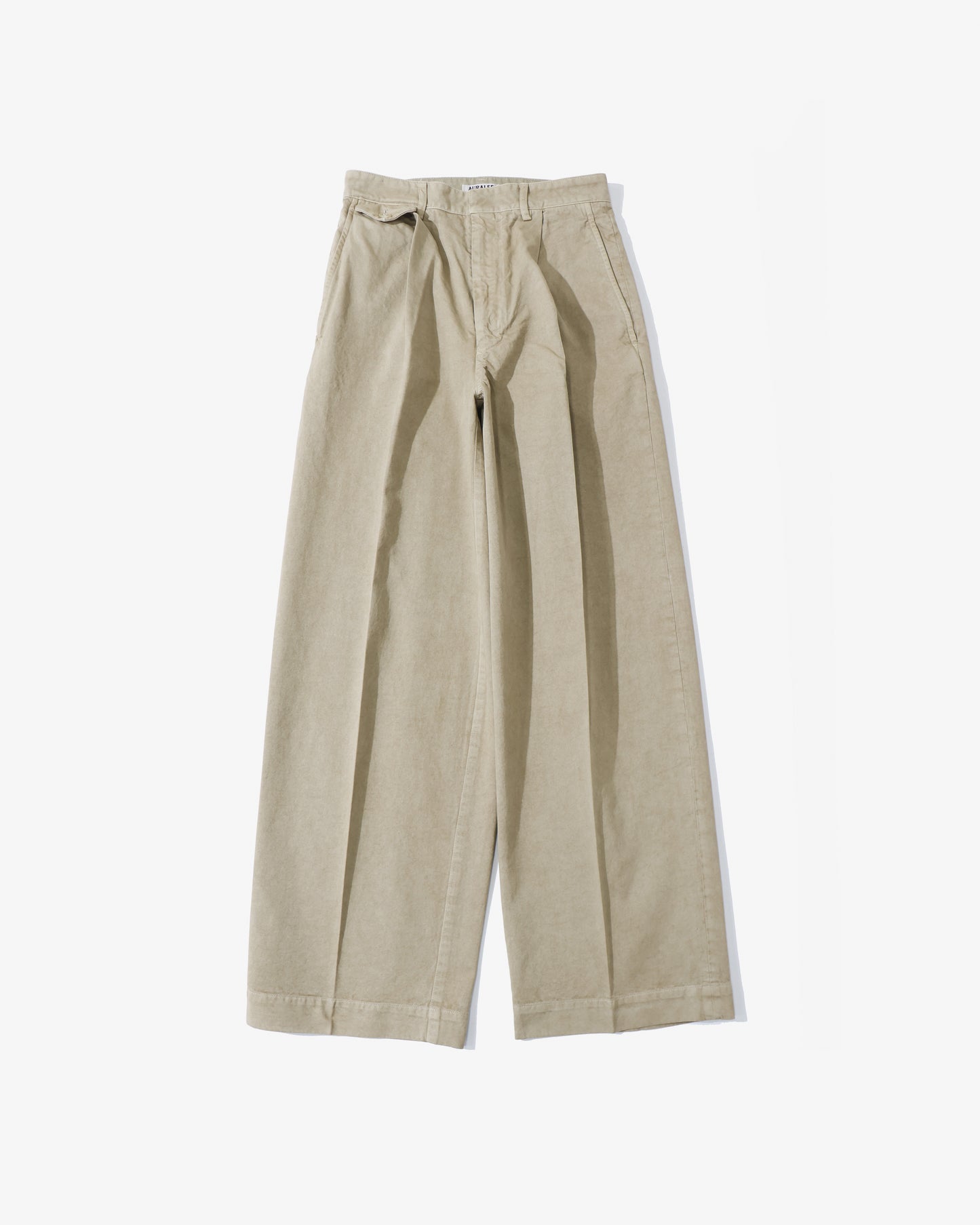 GARMENT-DYED FINX LIGHT CHINO ONE-TUCK WIDE PANTS