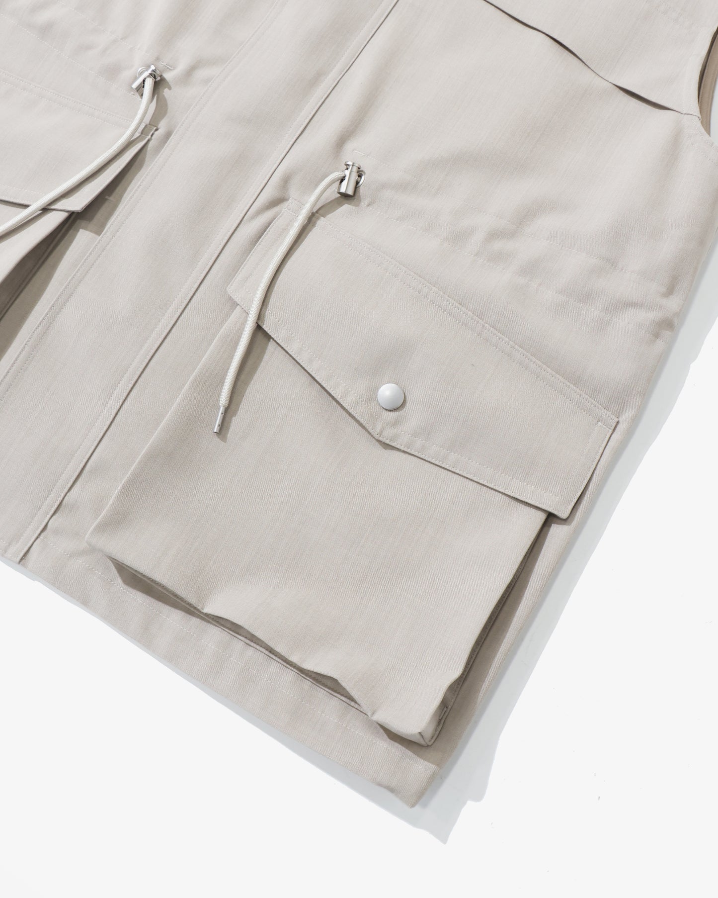 WOOL MAX CANVAS OVER VEST