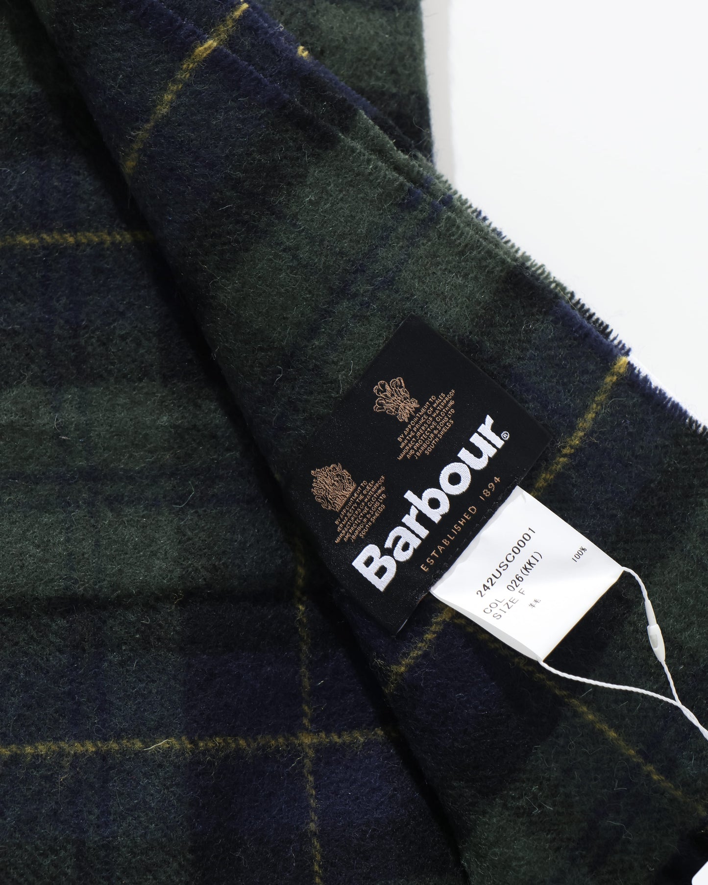 TARTAN WOOL SCARF