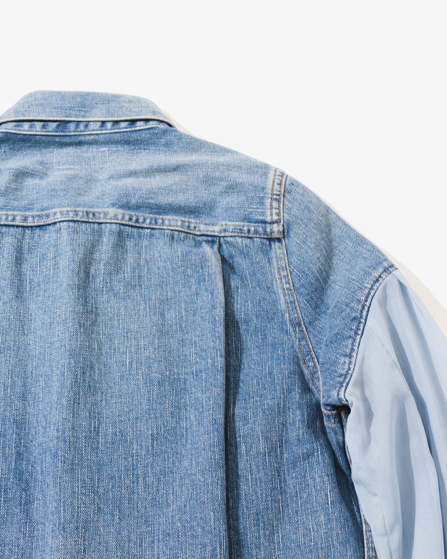 BALLOON SLEEVE DENIM JACKET TYPE2/REGULAR FIT(SHEER SLEEVE)17569