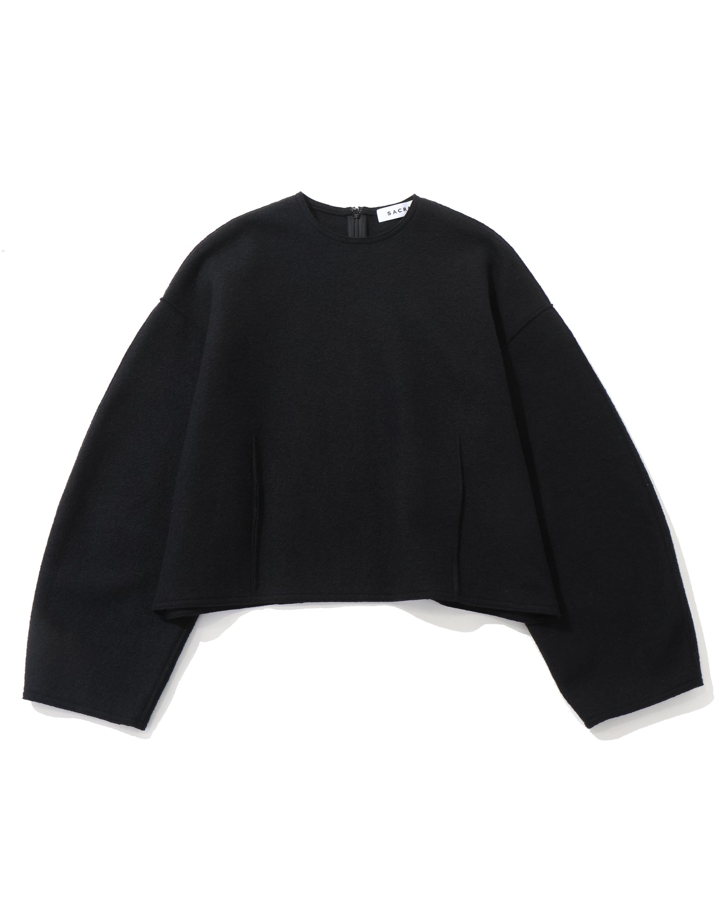 RING MILLED WOOL TOP