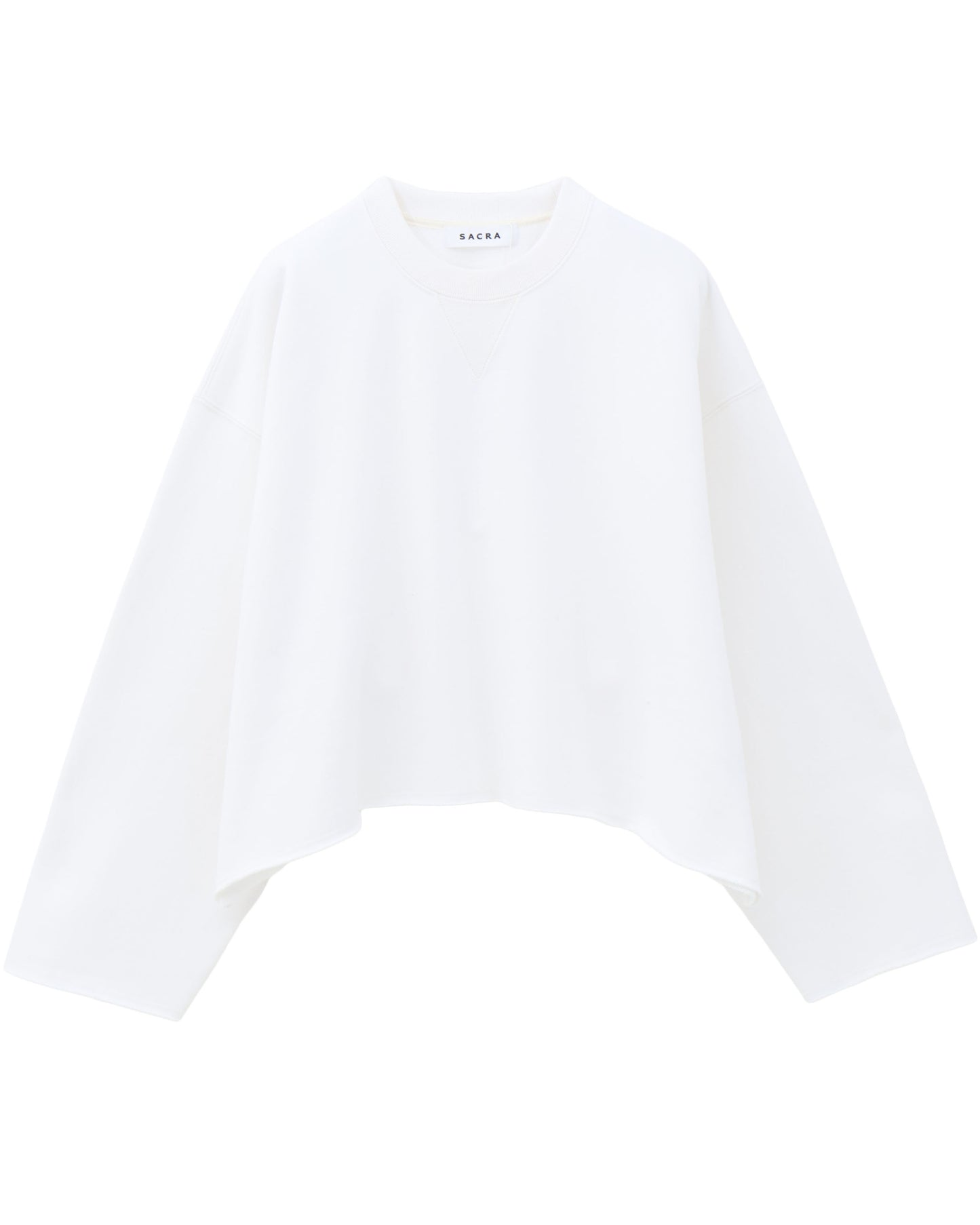 EXTRA FINE FLEECE CROPPED TOP