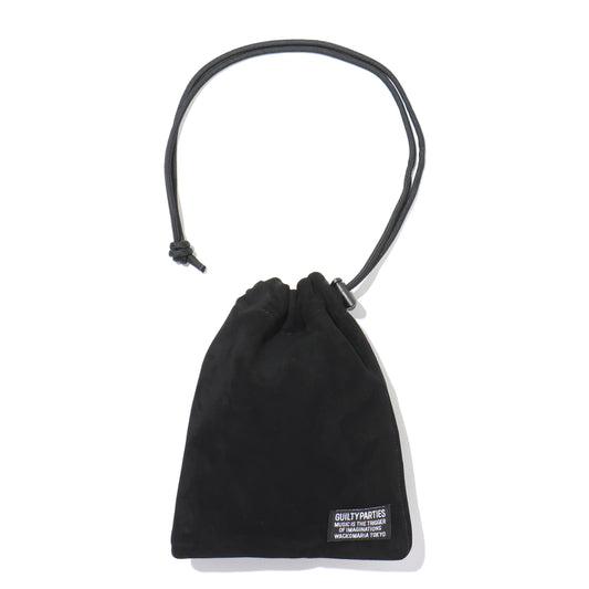 SUEDE LEATHER SHOULDER POUCH