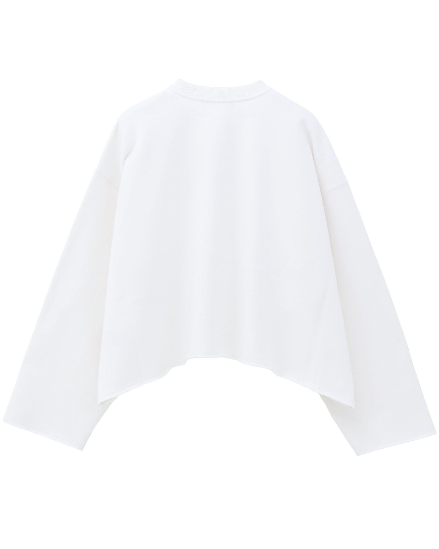 EXTRA FINE FLEECE CROPPED TOP