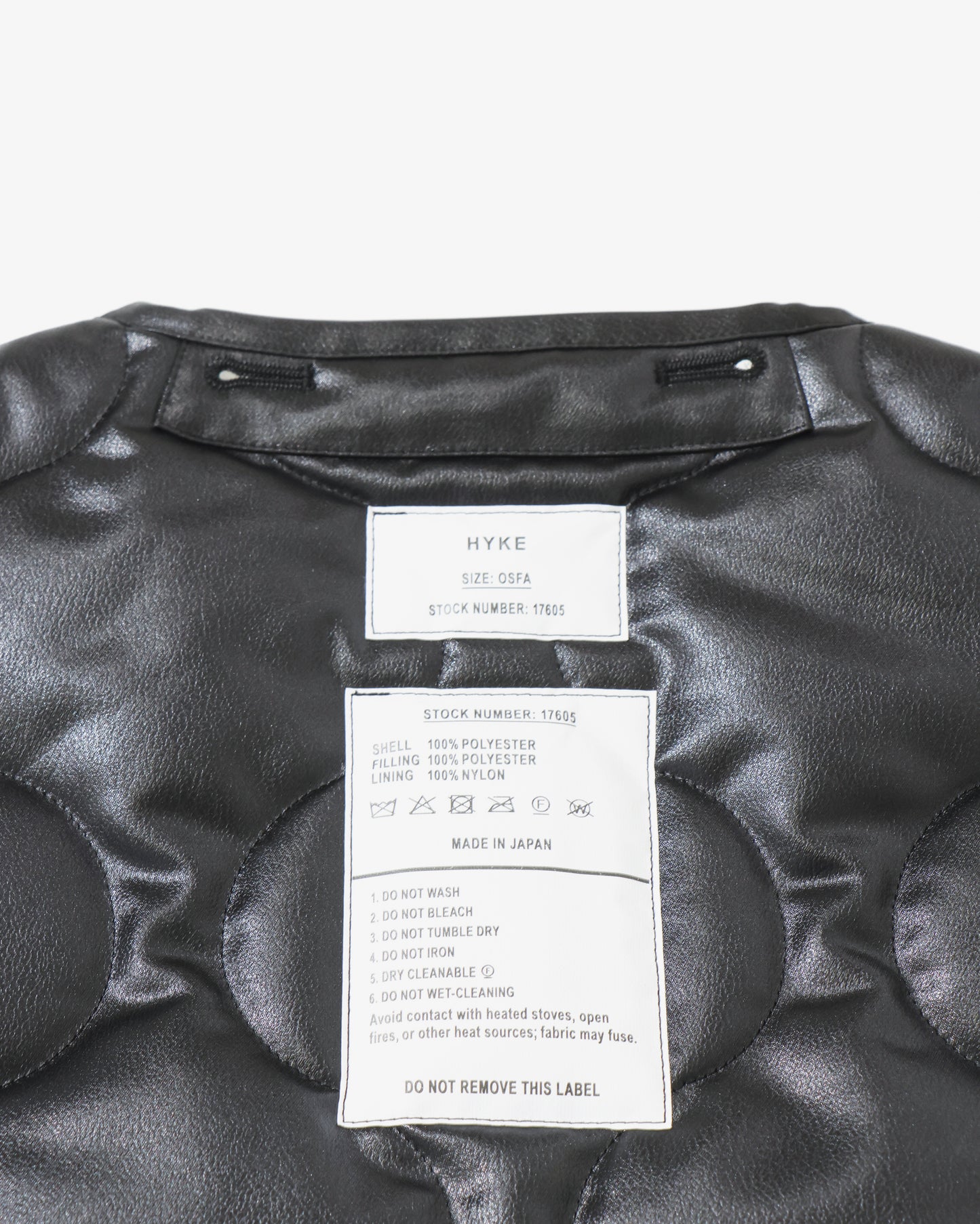 FAUX LEATHER QUILTED CROPPED VEST 17605