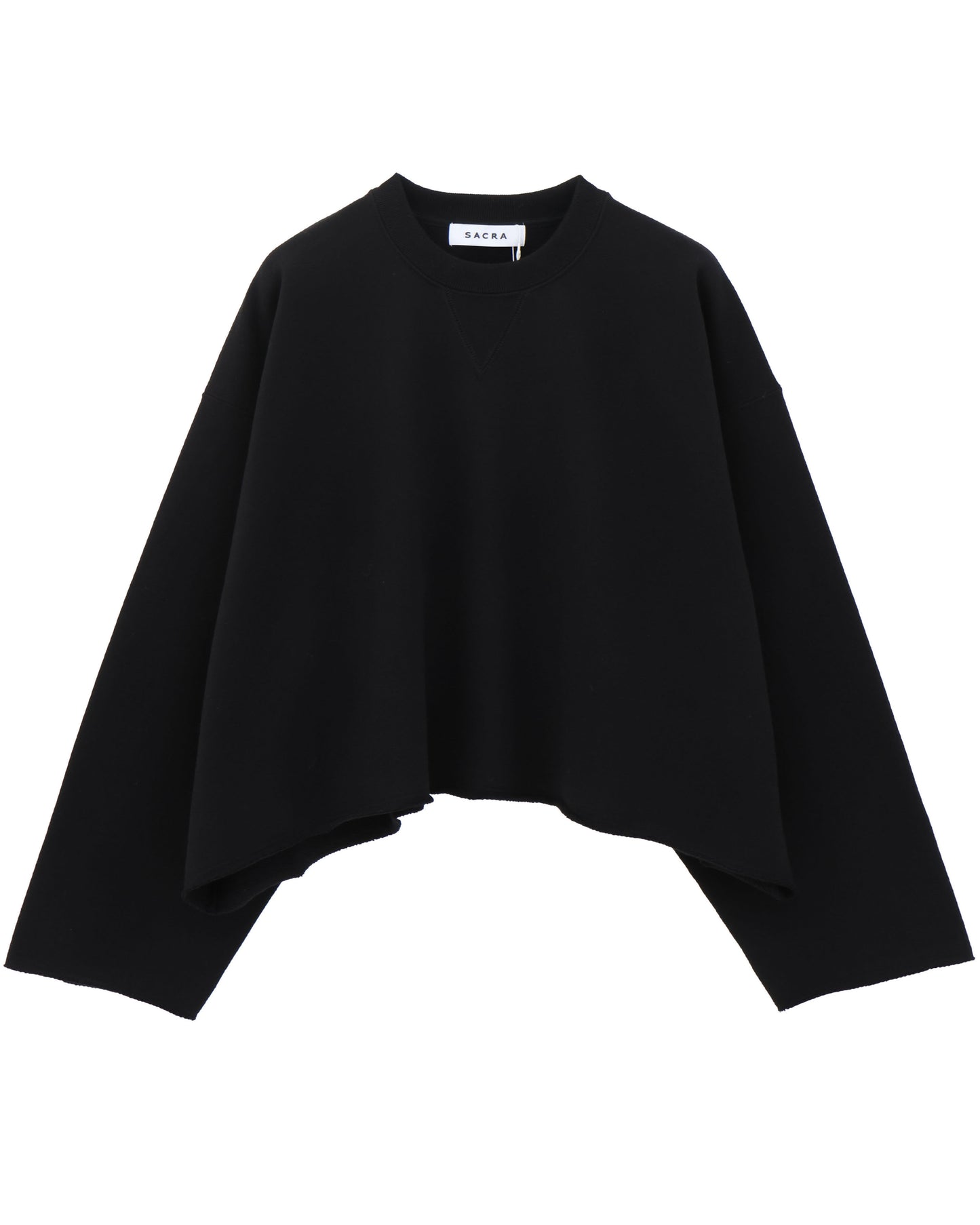 EXTRA FINE FLEECE CROPPED TOP