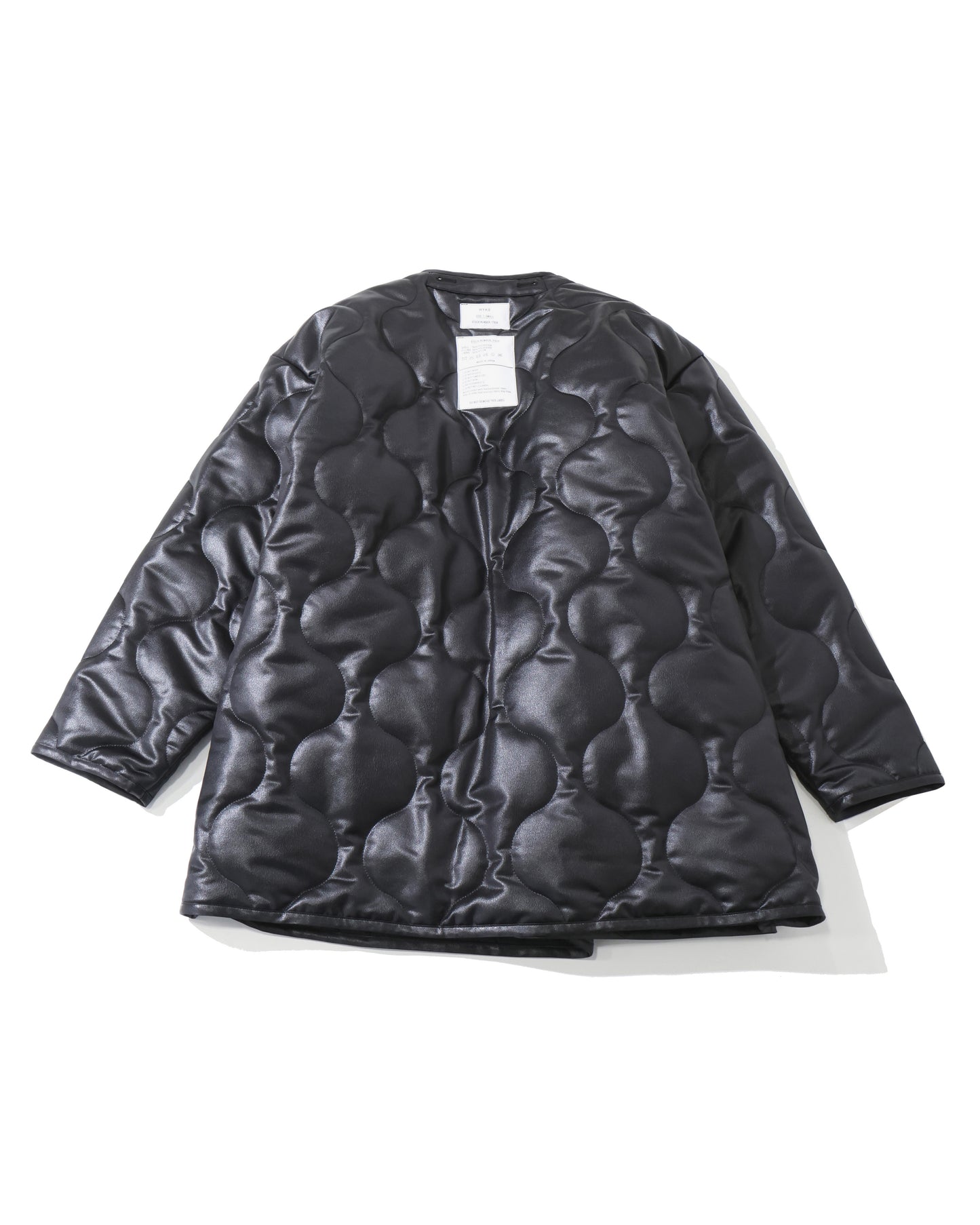 FAUX LEATHER QUILTED JACKET 17604