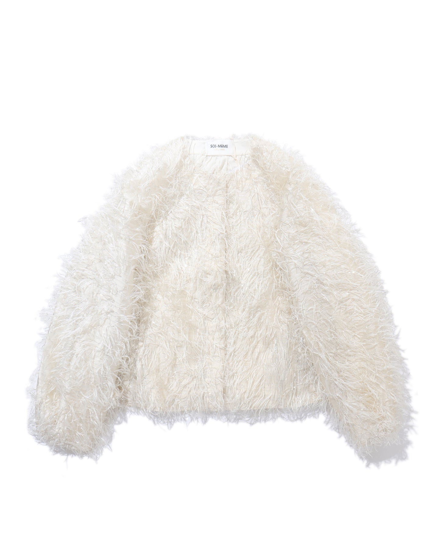 sheer fringe jacket
