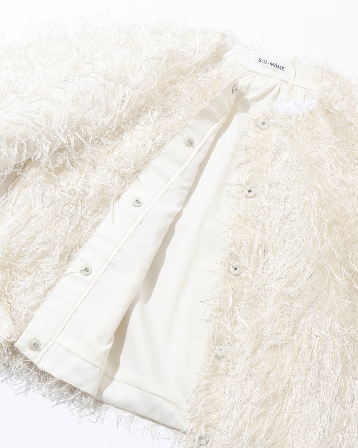 sheer fringe jacket