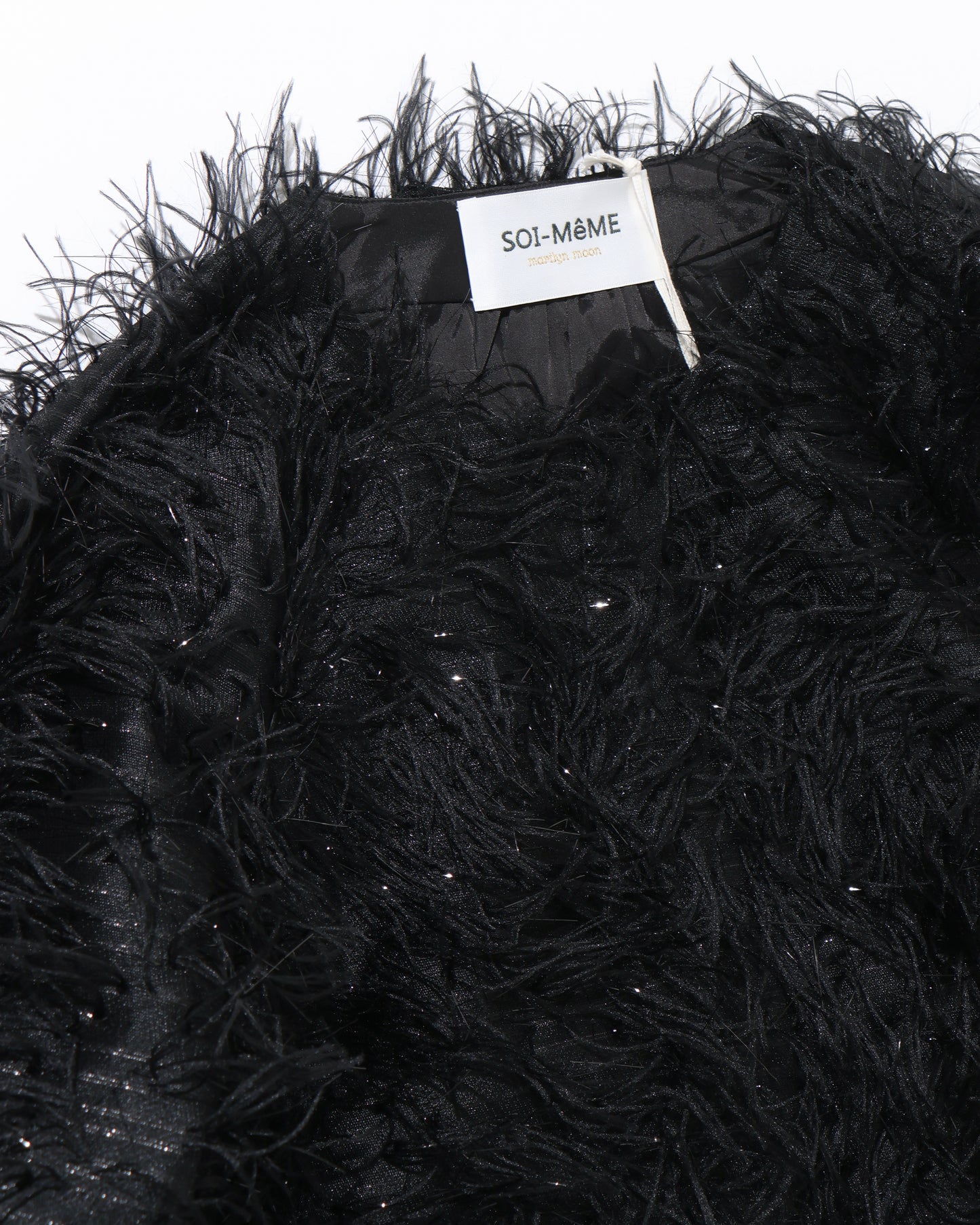 sheer fringe jacket