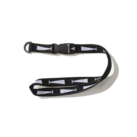 LANYARD WIDE NECK STRAP  BLACK