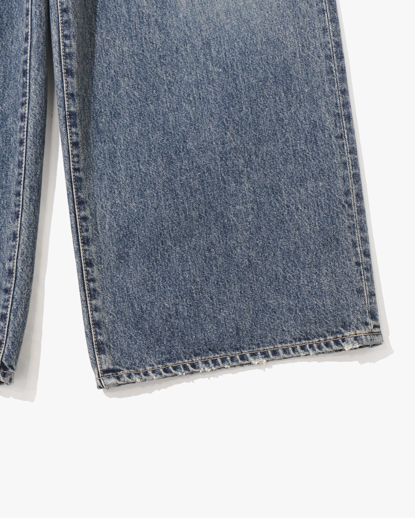 Skirt Docking Wide Denim Pants