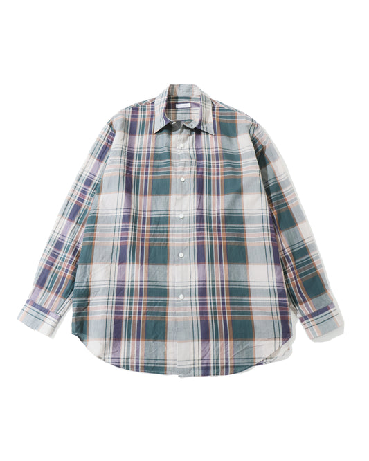 Gauze Plaid Plain Shirt FOREST PLAID