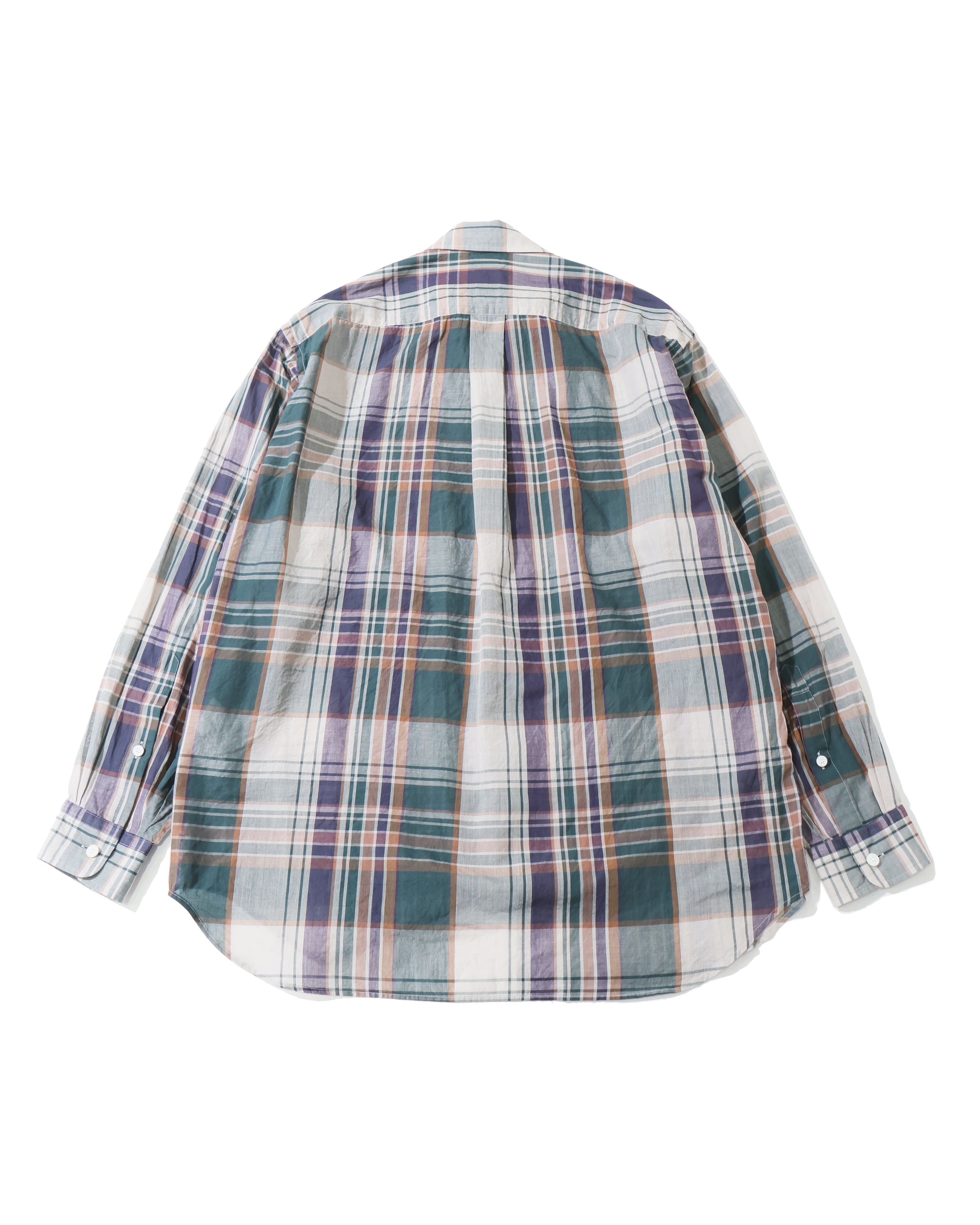 Gauze Plaid Plain Shirt FOREST PLAID – TIME AFTER TIME