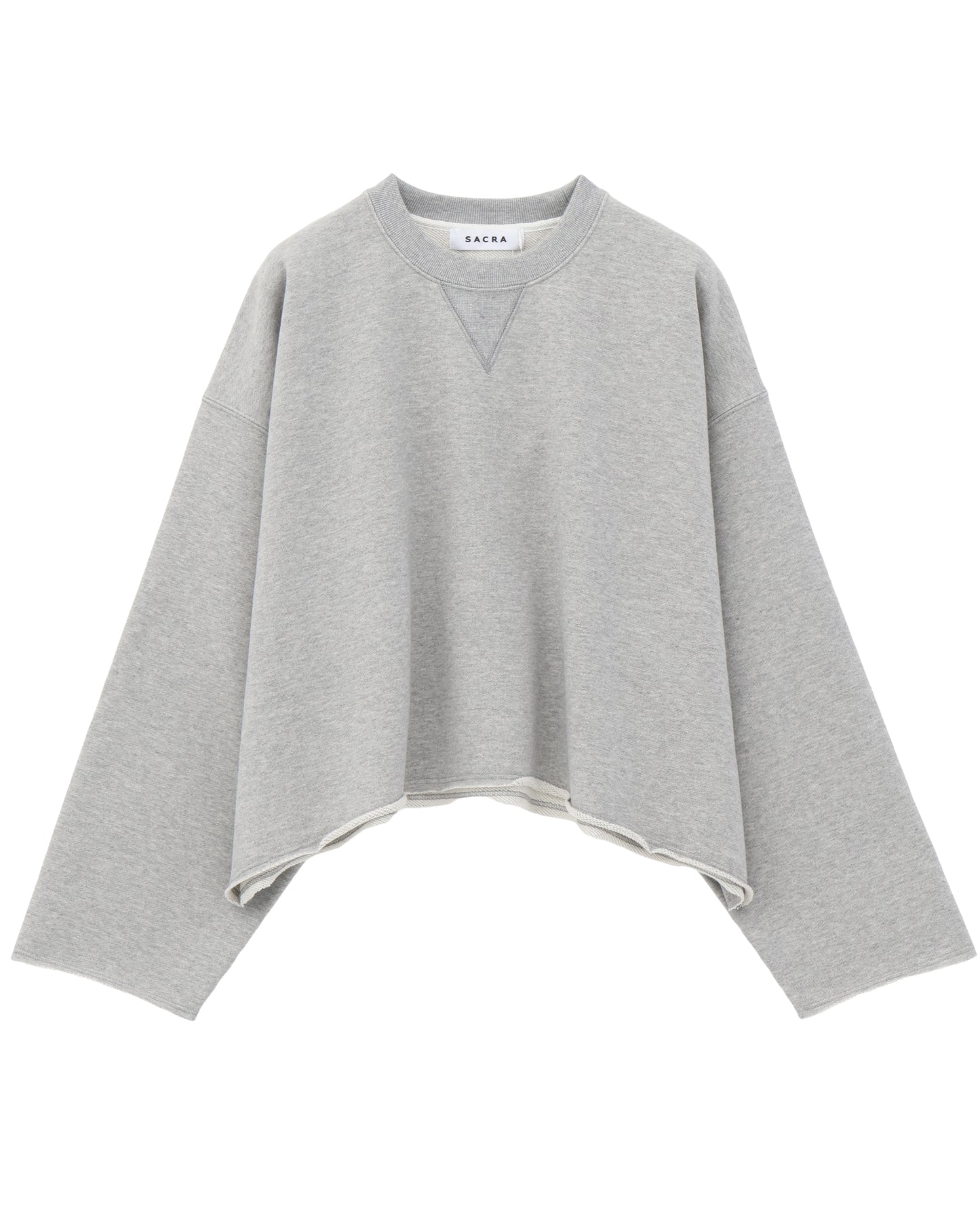 EXTRA FINE FLEECE CROPPED TOP
