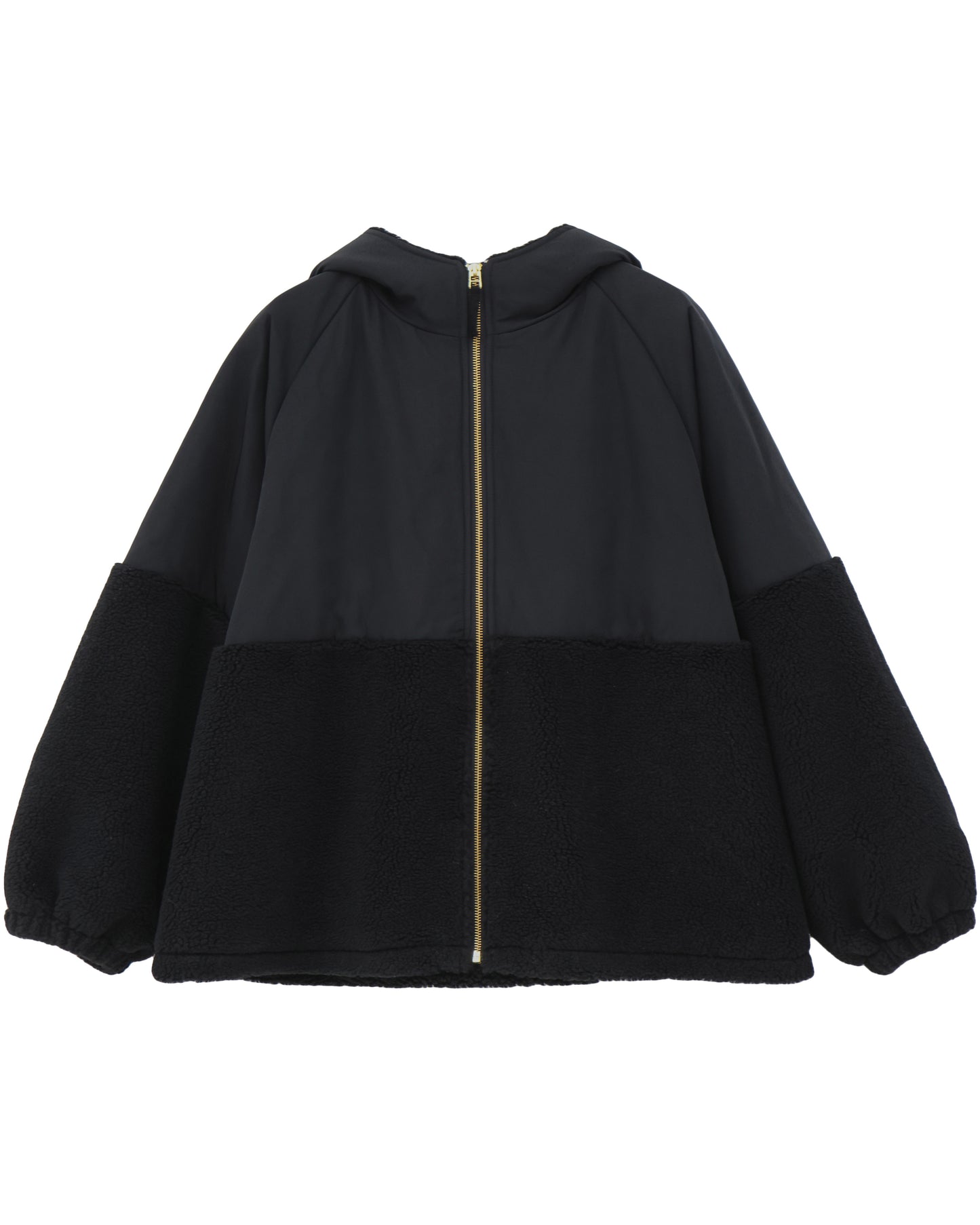 hooded blouson
