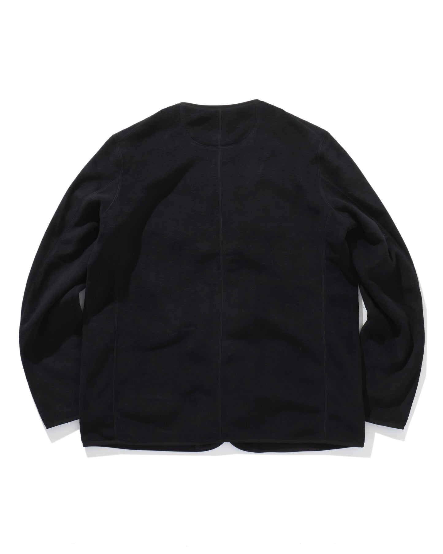 FLEECE COLLARLESS JACKET