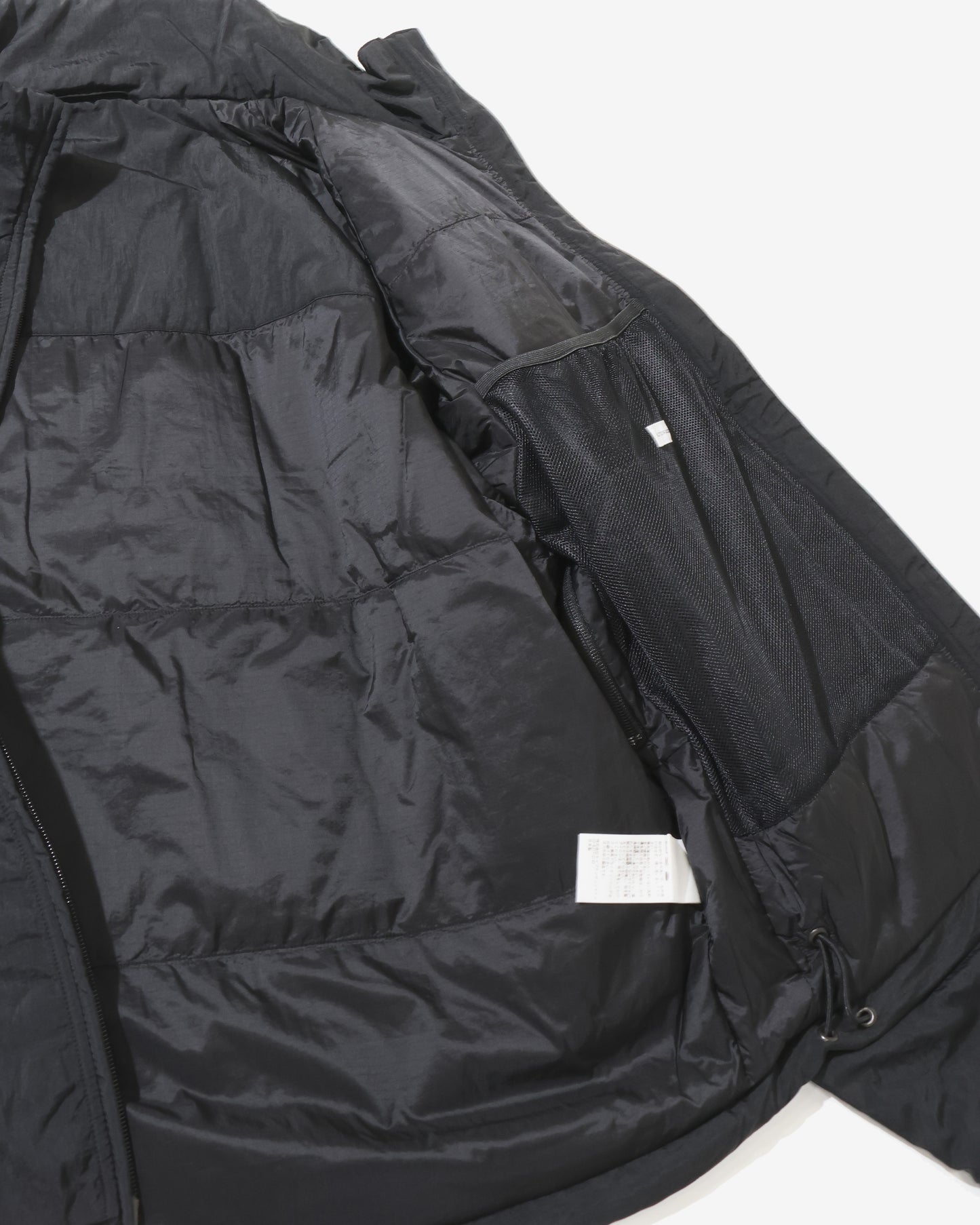 Shrink Nylon Puffer Jacket BLACK