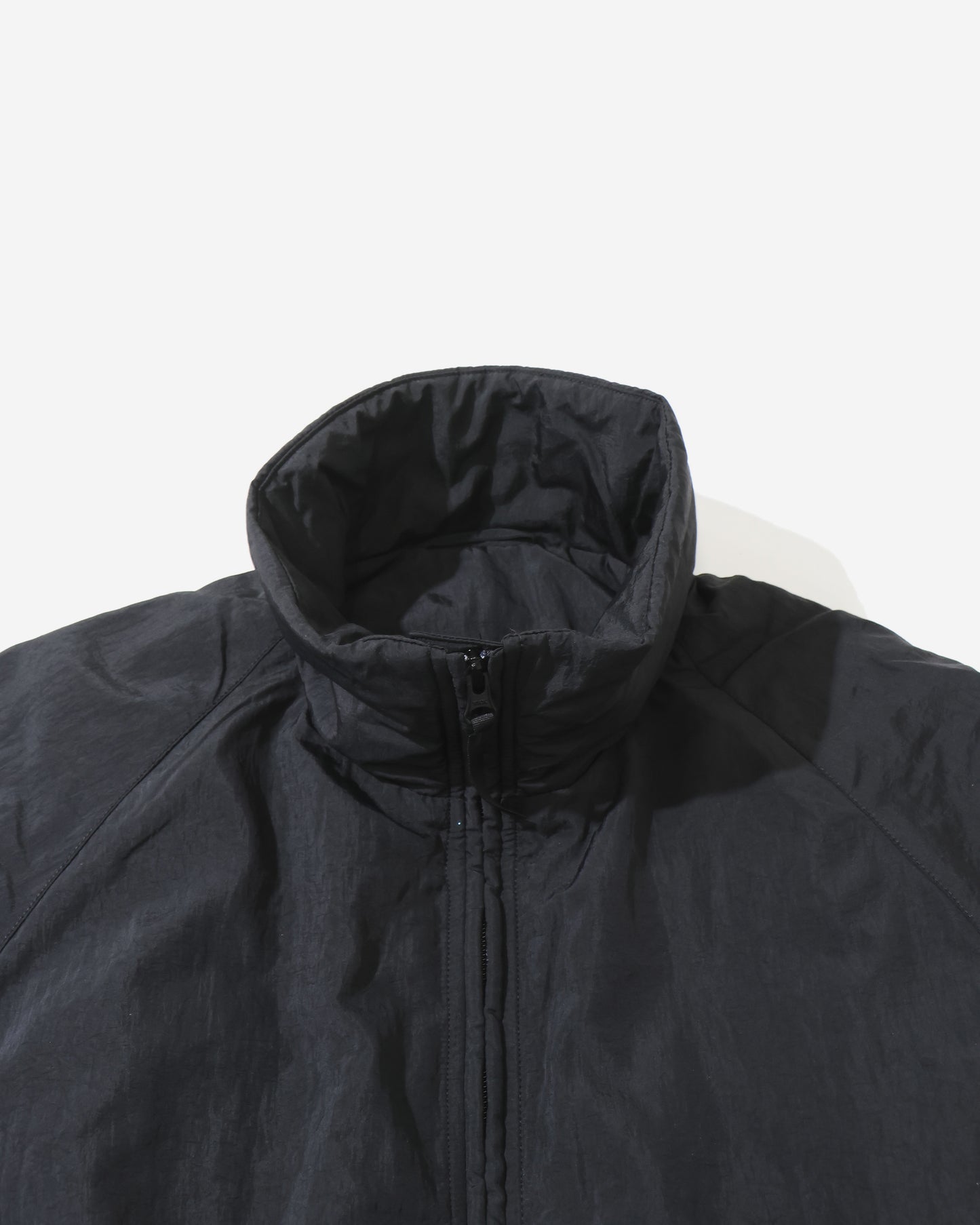Shrink Nylon Puffer Jacket BLACK