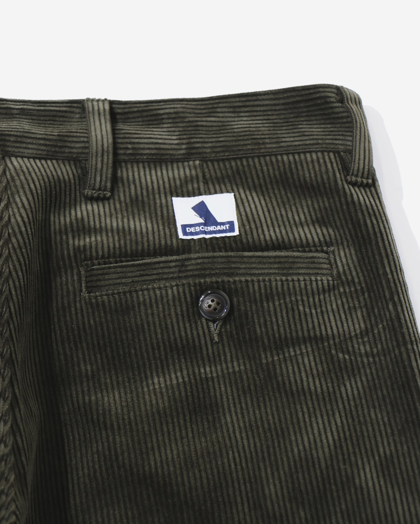 DC-3 CORDUROY TROUSERS  OLIVE DRAB