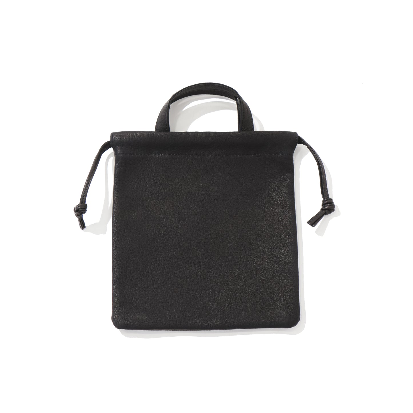 DOUBLE FACED DRAWSTRING POUCH + handle : S