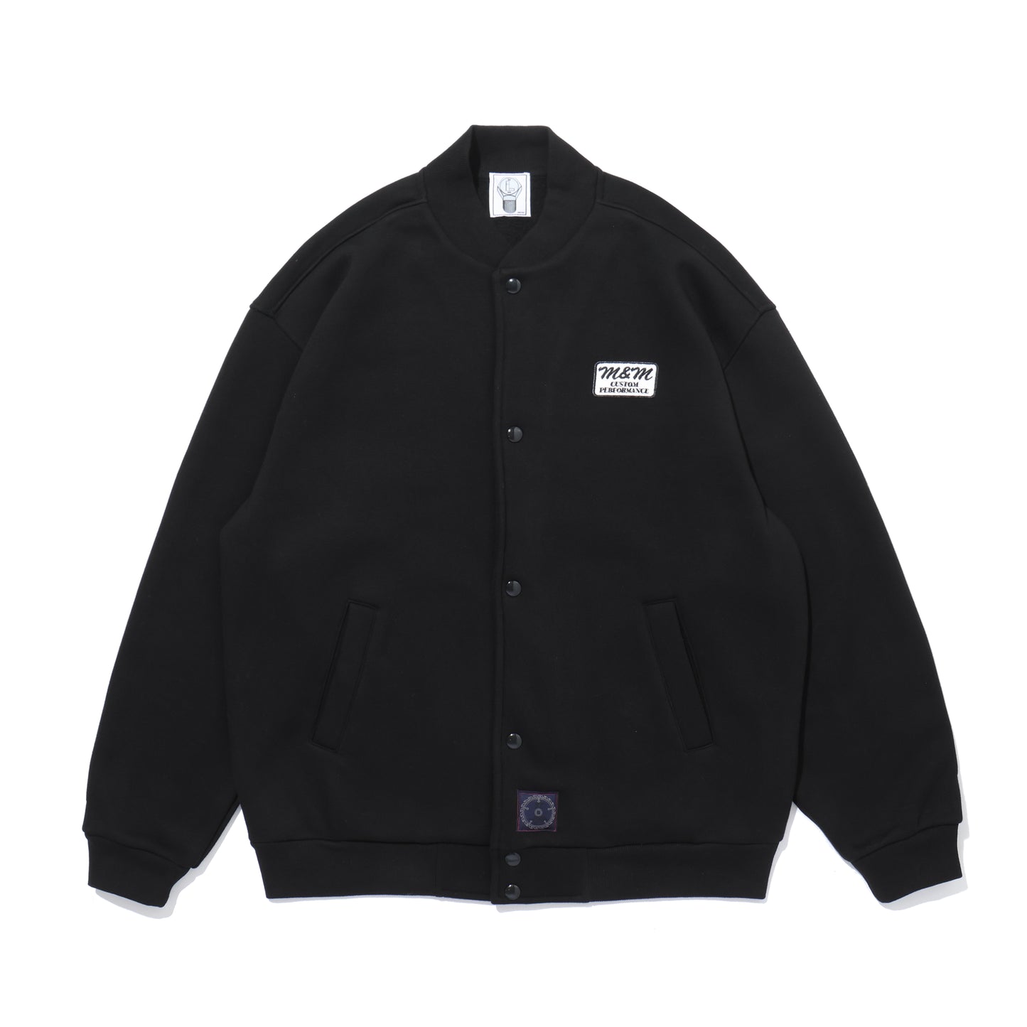 LOOSE FIT SWEAT SNAP JACKET