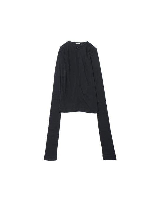 Wool Fraise Zip Up Tee