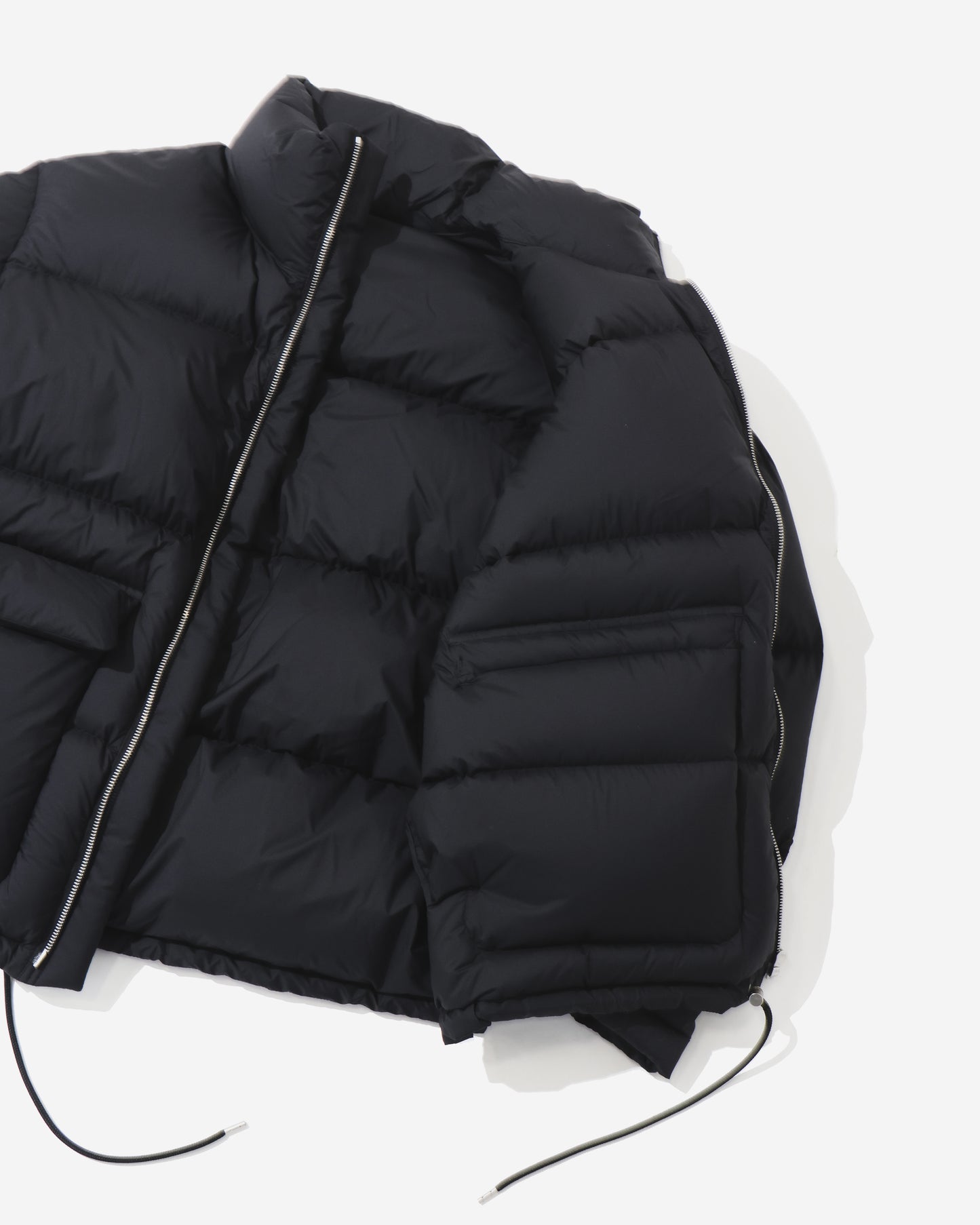 SUPER LIGHT NYLON RIPSTOP DOWN BLOUSON BLACK