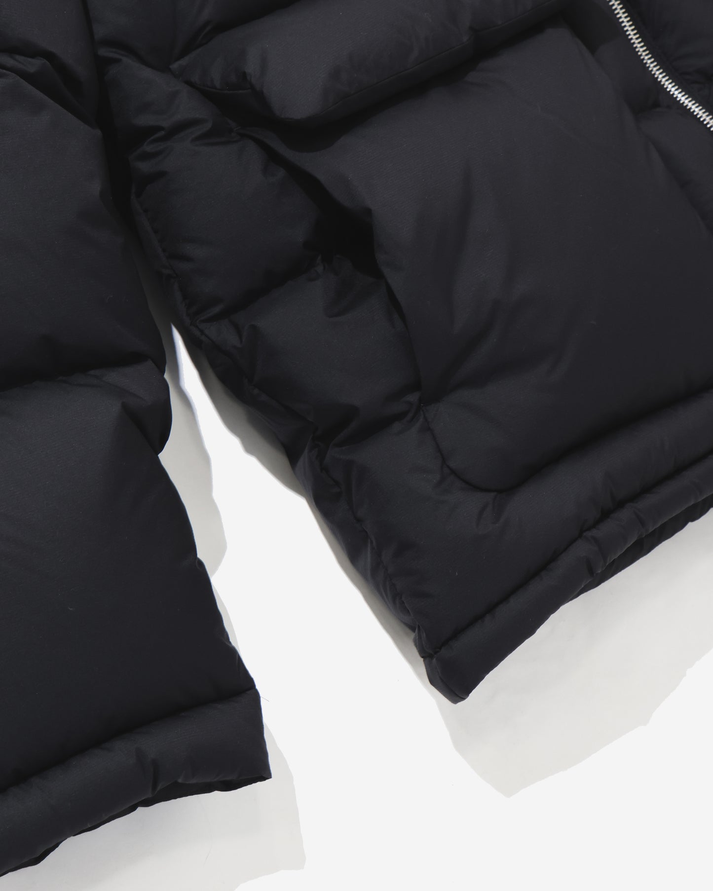 SUPER LIGHT NYLON RIPSTOP DOWN BLOUSON BLACK