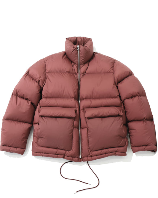 SUPER LIGHT NYLON RIPSTOP DOWN BLOUSON BURGUNDY