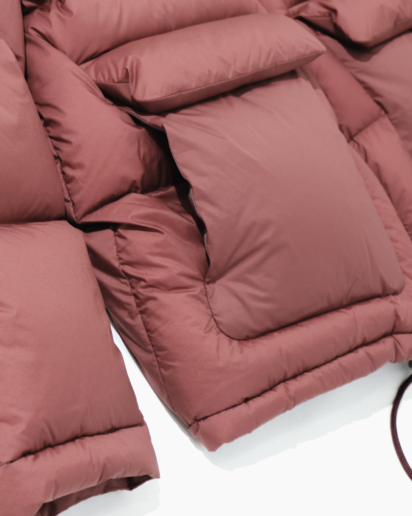 SUPER LIGHT NYLON RIPSTOP DOWN BLOUSON BURGUNDY