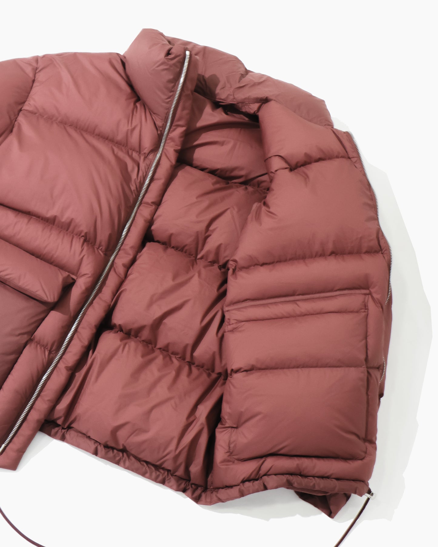SUPER LIGHT NYLON RIPSTOP DOWN BLOUSON BURGUNDY