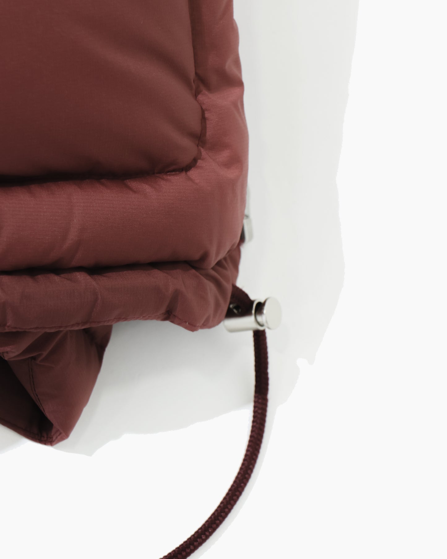 SUPER LIGHT NYLON RIPSTOP DOWN BLOUSON BURGUNDY