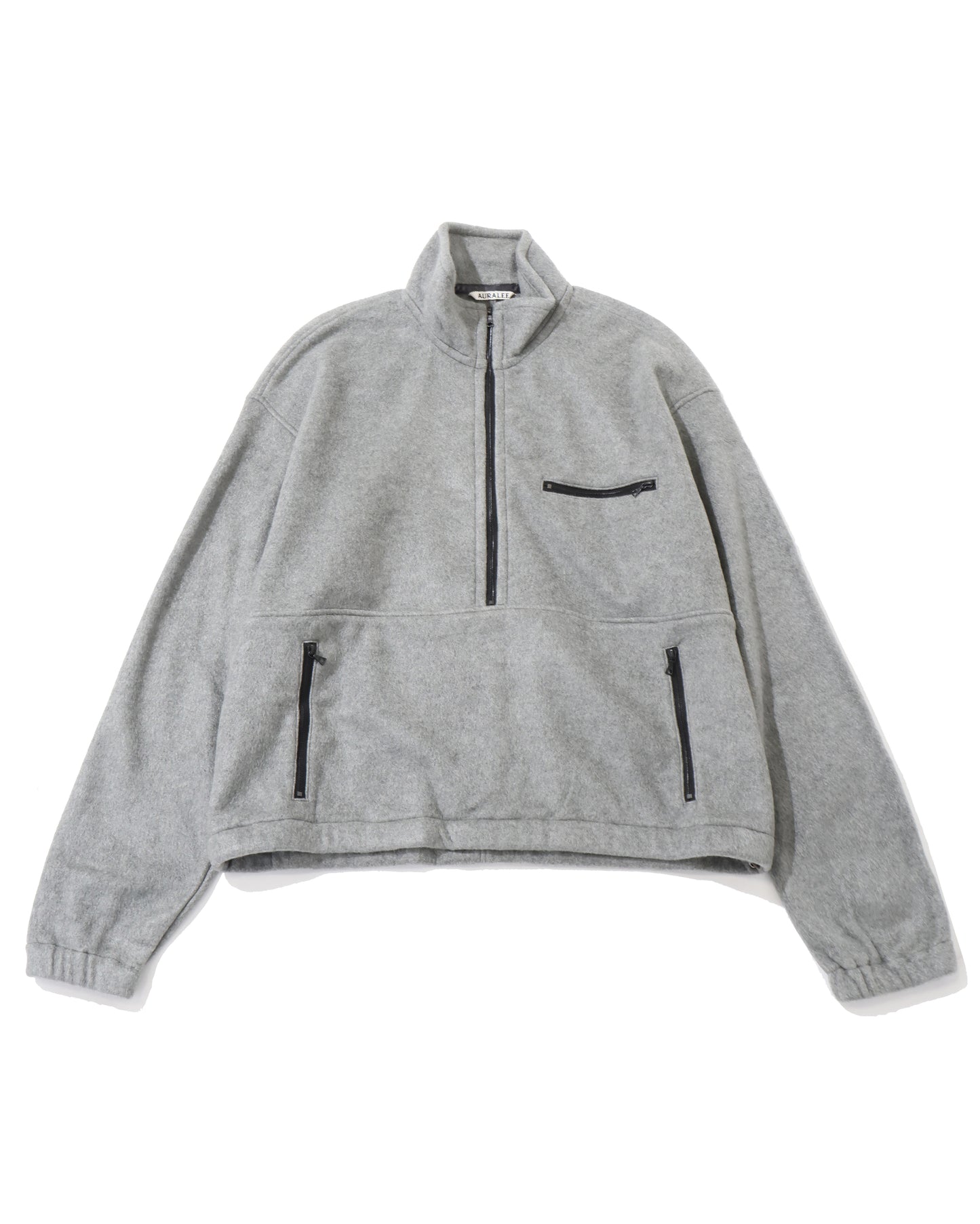 PURE SILK COMFORT FLEECE HALF ZIP P/O