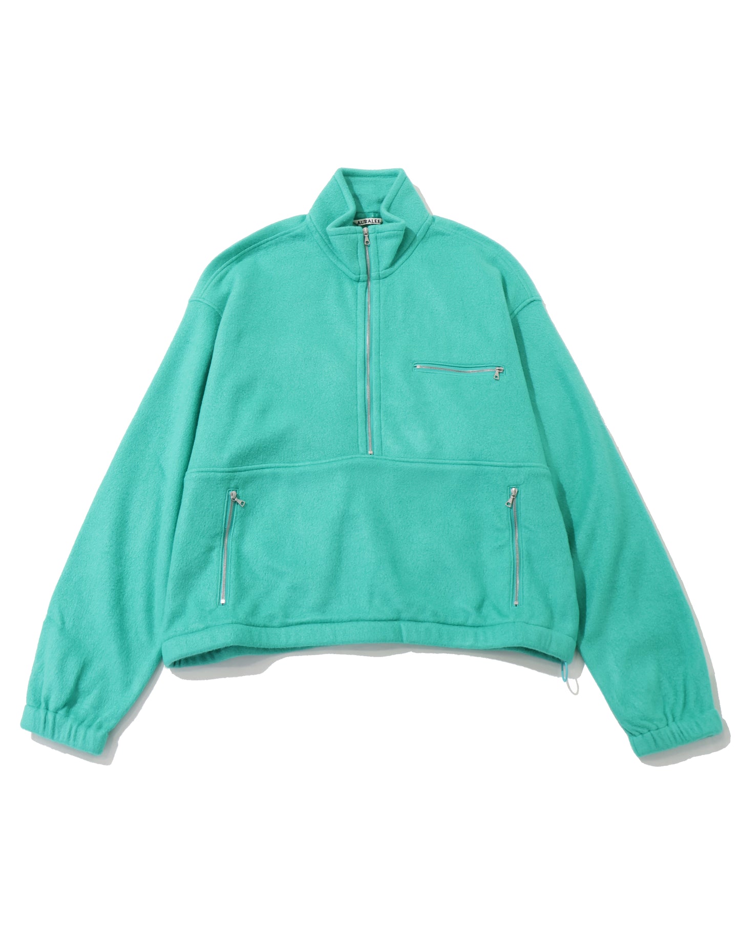 PURE SILK COMFORT FLEECE HALF ZIP P/O