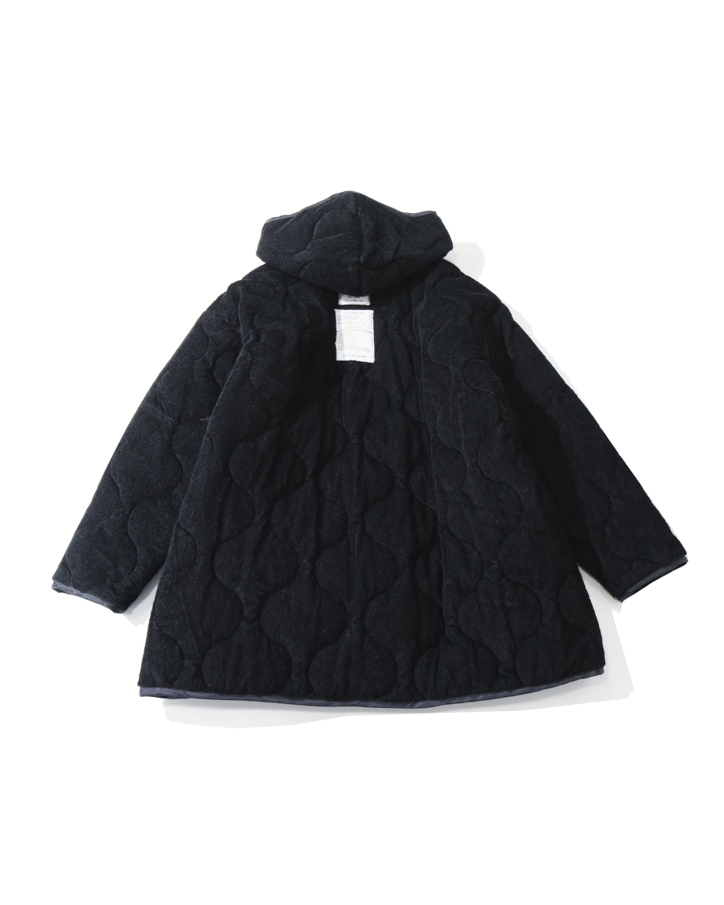 FLEECE QUILTED HOODED JACKET 17598