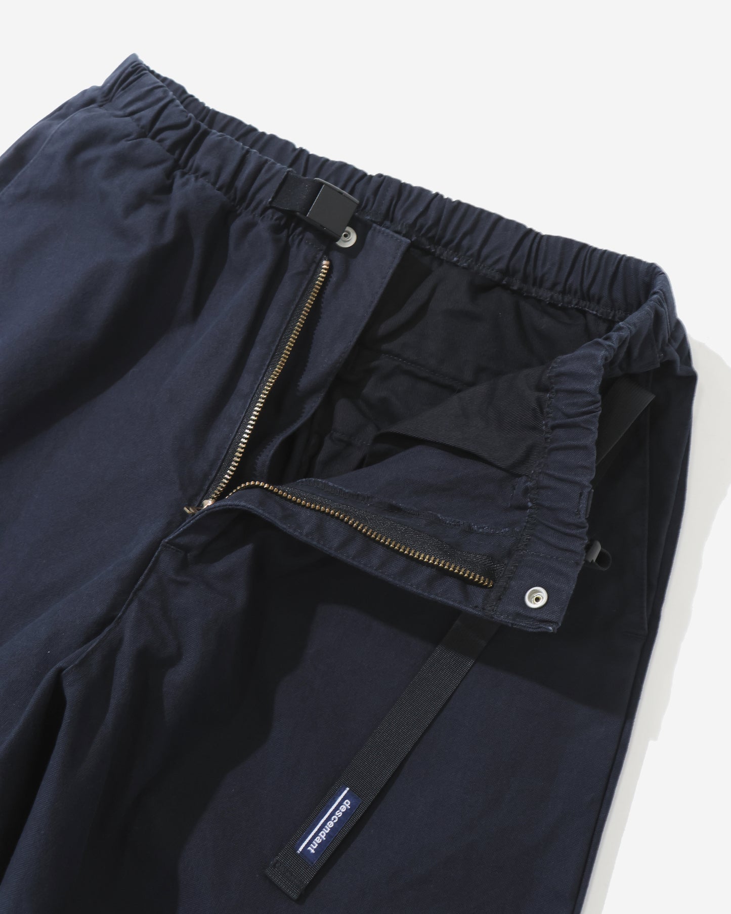 CLASP DUCK WEBBING TROUSERS  BLACK