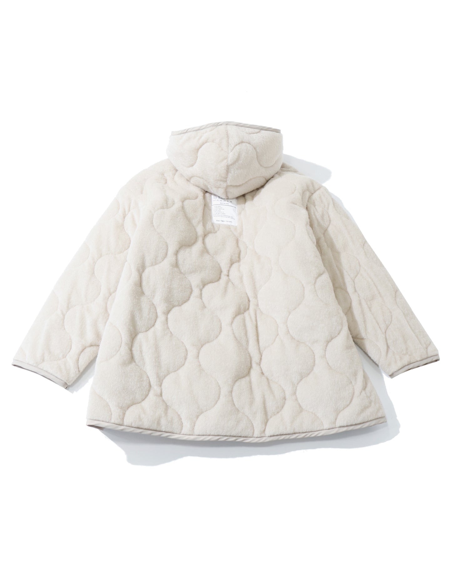 FLEECE QUILTED HOODED JACKET 17598
