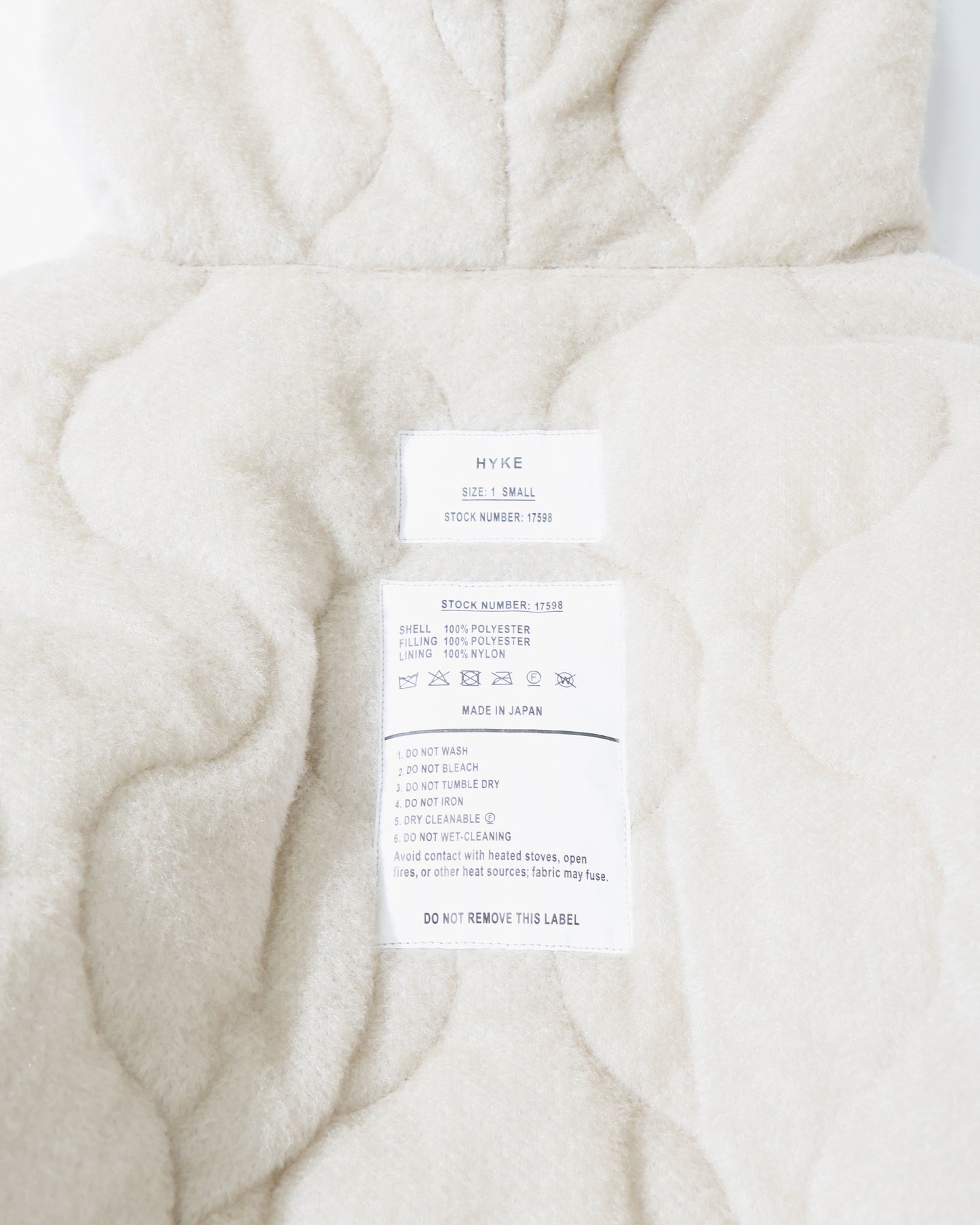 FLEECE QUILTED HOODED JACKET 17598